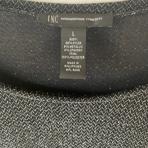 INC Metallic Tunic - Picture 2 of 7